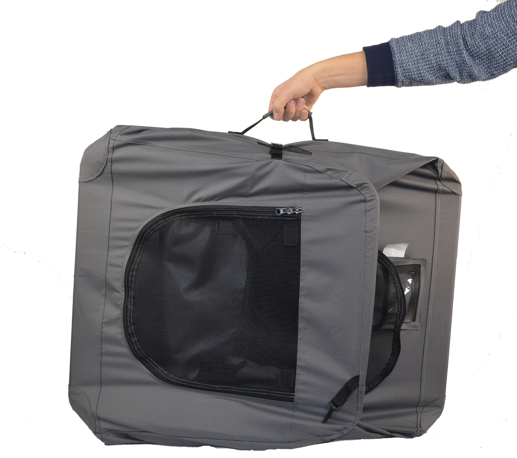 Beautiful view of Soft Sided Portable Dog Crate With Washable Cover